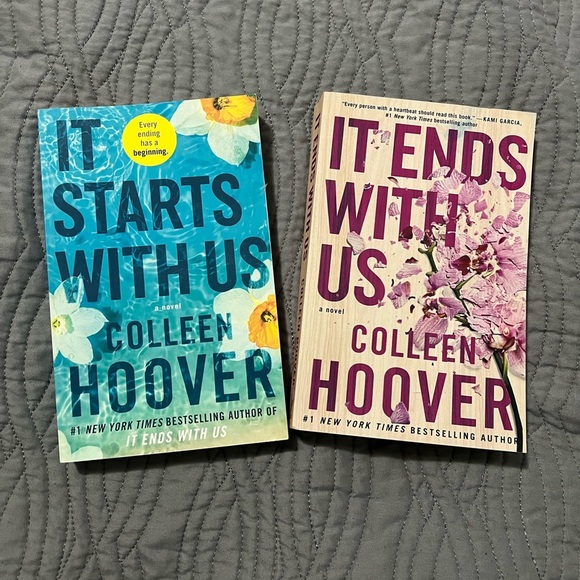 Other - Colleen Hoover Book Set - It Starts With Us & It Ends With Us